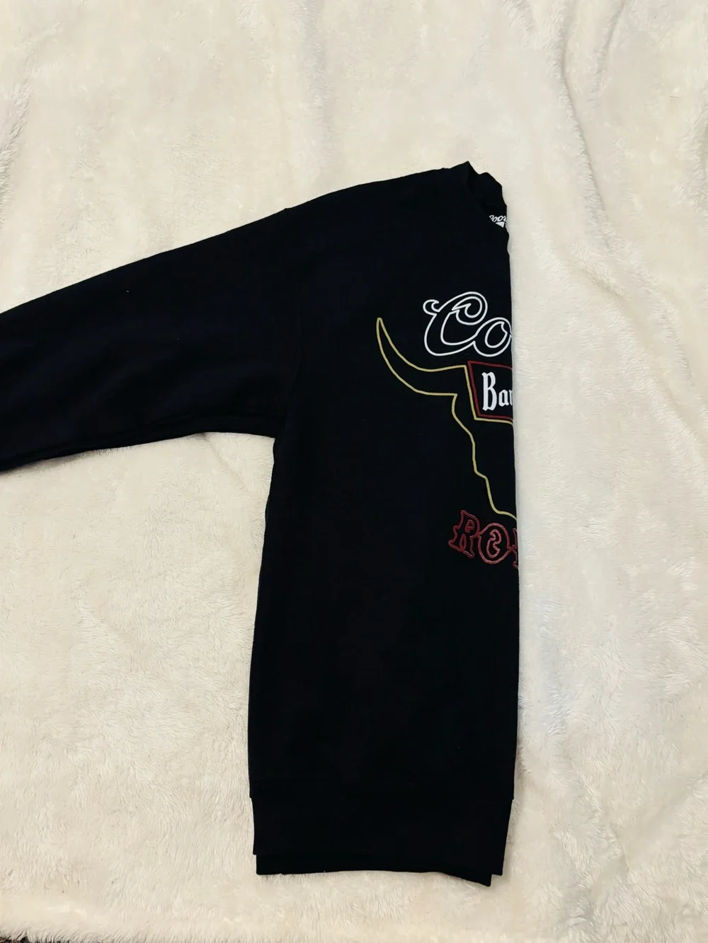 Banquet Black Crewneck Sweatshirt